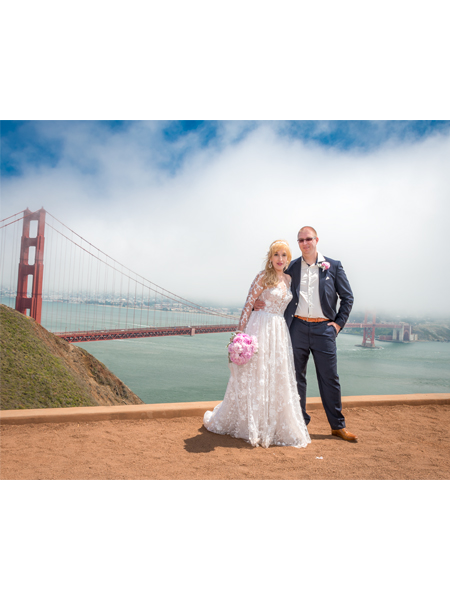 deutsch sprechende Hochzeitsfotografin für San Francisco Golden Gate und Palace of Fine Arts Hochzeitsfotos