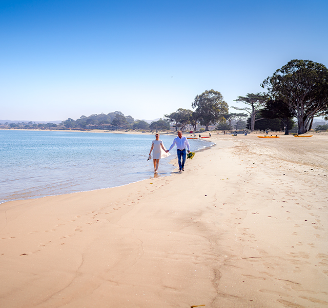 USA Rundreise von San Francisco über Los Angeles nach Las Vegas buchen mit einer Strandhochzeit in Monterey - in deutsch